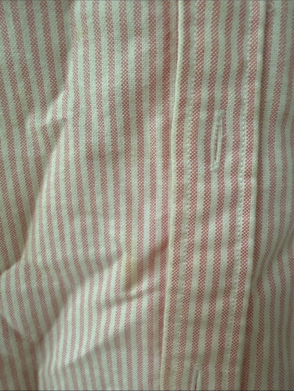Ralph Lauren Pink & White Striped Cotton Button-Down Shirt - Picture 5 of 5